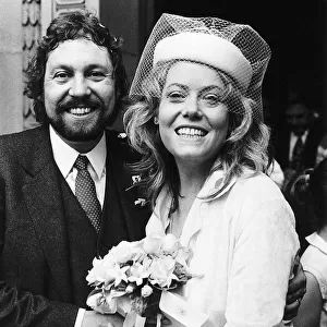 Wendy Richard Actress marries advertising chief Will Thorpe at Marylebone in London