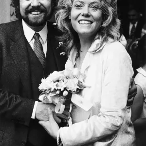 Wendy Richard Marries Will Thorpe Print July 1980