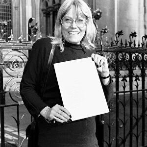 Wendy Richard actress, pictured outside High Court where she won libel damages against