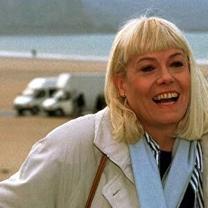 Wendy Richard actress who plays Pauline Fowler in TV soap Eastenders filming an episode