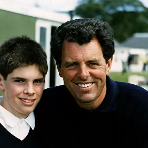 Wentworth pro Bernard Gallacher with his son Jamie golf Bells Open