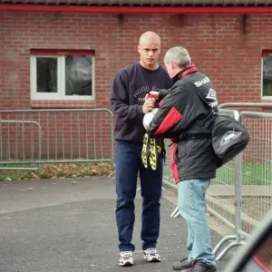 Wes Brown of Manchester United. 3rd November 1998 Wes Brown of Manchester United. 3rd November 1998
