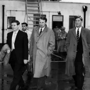 West Brom's Ray Barlow Departs for Foreign Trip, 1960 Print West Brom's Ray Barlow Departs for Foreign Trip, 1960 Print