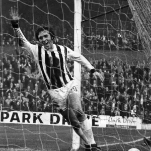West Bromwhich Albion v. Sheffield Wednesday. Jeff Astle scores Albion West Bromwhich Albion v. Sheffield Wednesday. Jeff Astle scores Albion