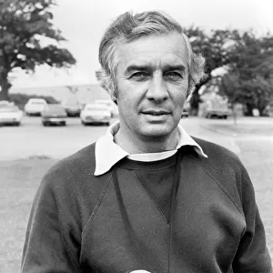 West Bromwich Albion manager Ronnie Allen after he had taken over from Johnny Giles