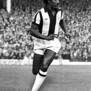 Brendan Batson in Action West Bromwich Albion Print 1979 Brendan Batson in Action West Bromwich Albion Print 1979