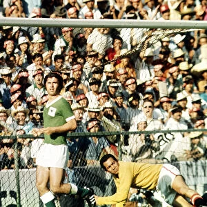 West Germany v Peru World Cup match at the Estadio Nou Camp, Leon, 10th June 1970