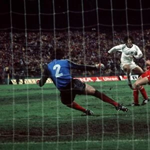 West Germany v Poland World Cup 1974 football Gerd Muller of West Germany