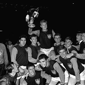 West Ham team winners of the European Cup Winners cup 1965 when they beat Munich 1860 at