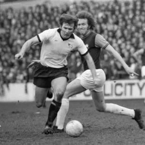 West Ham United v Derby County Print, League Division One Match