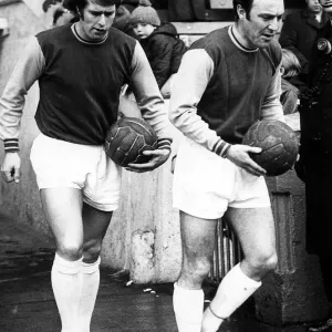 West Hams Jimmy Greaves starts his first full season with teamate Geoff Hurst in West Hams Jimmy Greaves starts his first full season with teamate Geoff Hurst in