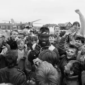 West Indies cricketer Richards at Riston County Cricket club where spent the 1987 season