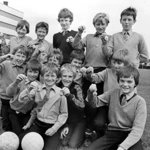 Westgarth Junior School Football Team - 1981 Memorial Print