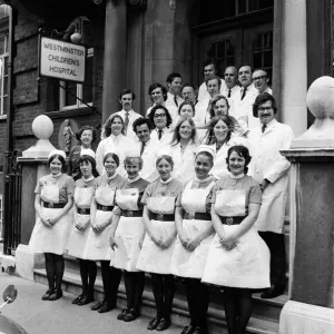 Westminster Hospital Team Marrow Transplant Operation Print 17th May 1973 Westminster Hospital Team Marrow Transplant Operation Print 17th May 1973