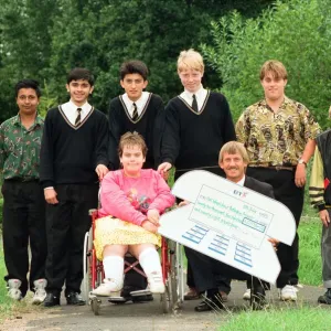 Wheelchair Pathway Project at Lickey Hills designed by pupils at Wheelers Lane Boys