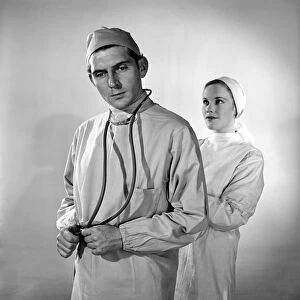 "When in Nurse pulls in Love with a doctor". Posed by models