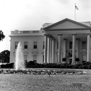 White House Print: Flag Flying July 1970
