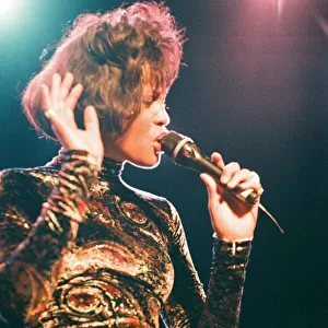 Whitney Houston in Concert at the National Exhibition Centre, Birmingham