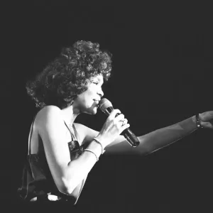Whitney Houston in Concert at the National Exhibition Centre, Birmingham, 27th April 1988 Whitney Houston in Concert at the National Exhibition Centre, Birmingham, 27th April 1988
