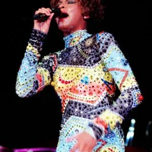 Whitney Houston in concert. October 1991 Whitney Houston in concert. October 1991