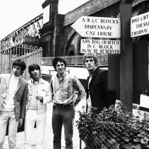 The Who Pop Group Pete Townsend Keith Moon John Entwhistle and Roger Daltrey The Who Pop Group Pete Townsend Keith Moon John Entwhistle and Roger Daltrey