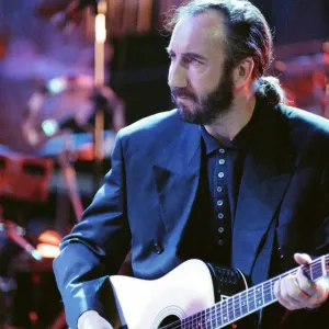 The Who rock group performing on stage in America during their reunion tour in The Who rock group performing on stage in America during their reunion tour in