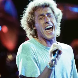 The Who rock group performing on stage in America during their reunion tour in The Who rock group performing on stage in America during their reunion tour in