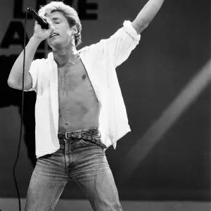 The Who rock group, performing at Wembley Stadium for Live Aid The Who rock group, performing at Wembley Stadium for Live Aid