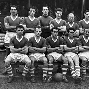 Wigan Athletic football team, taken prior to the 1st Round Cup Match at Southport