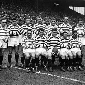 Wigan. F. C. Back row- left to right: J. C. Morley, A. E. Davis. H. Edwards, R. Hathway. J