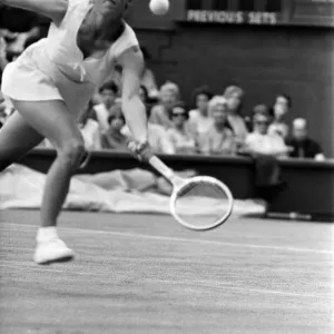 The Wightman Cup Print: Ann Haydon-Jones in action at Wimbledon The Wightman Cup Print: Ann Haydon-Jones in action at Wimbledon