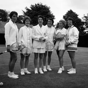 Wightman Cup Tennis Girls Training Print