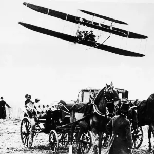 Wilbur Wright demonstrating his Model A'Old Personals to King Alfonso of Wilbur Wright demonstrating his Model A'Old Personals to King Alfonso of