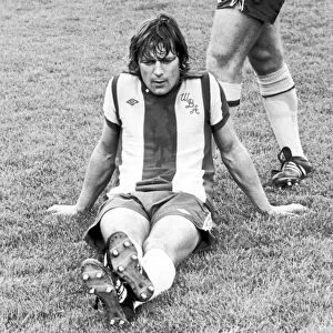 Willie Johnston of West Bromwich Albion waits for the penalty decider, August 1978