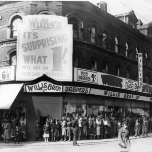 Willis Ludlow Store Print, Hull City Centre, 1932