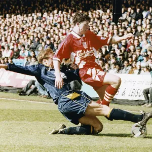 Wimbledon 1 v Liverpool 1 Print, Premier League match at Selhurst Park