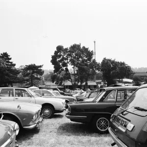 Wimbledon 1976. Fans car park. 1st July 1976 Wimbledon 1976. Fans car park. 1st July 1976