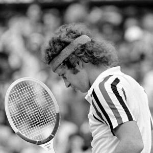 Wimbledon 1980: Mens Finals: Bjorn Borg v. John McEnroe. July 1980 80-3479-003