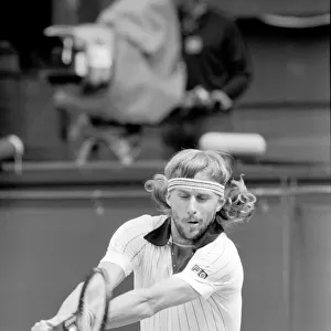 Wimbledon 1980: Mens Finals: Bjorn Borg v. John McEnroe. July 1980 80-3479-001