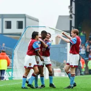Wimbledon 2-3 Aston Villa, league match at Plough Lane, Saturday 3rd October 1992 Wimbledon 2-3 Aston Villa, league match at Plough Lane, Saturday 3rd October 1992