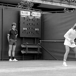 Wimbledon 4th Day: Sue Barker. June 1981 81-3608-016