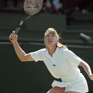 Wimbledon Ladies Final + Royal. Steffi Graf v. Gabriella Sabatini. July 1991 91-4293-083