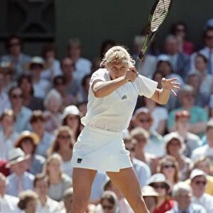 Wimbledon Ladies Tennis Final. Steffi Graf v. Gabriella Sabatini. July 1991 91-4293-166