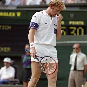 Wimbledon. Mens Final: Michael Stich vs. Boris Becker. July 1991 91-4302-238