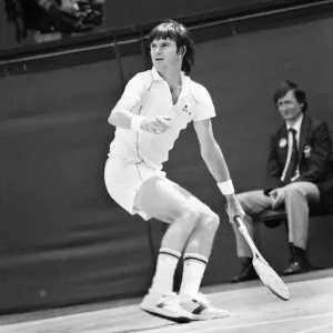 Wimbledon Tennis 1982: 12th Day: Edmondson vs. Connors. July 1982 82-3516-025