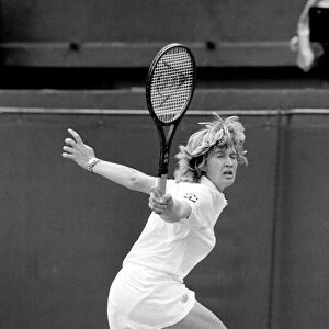 Wimbledon tennis 1987-9th day Steffi Graf v Gabriella Sabatini 1980s