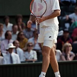 Wimbledon Tennis. Andre Agassi. July 1991 91-4261-039