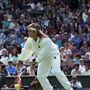 Wimbledon Tennis. Andre Agassi. June 1991 91-4091-201