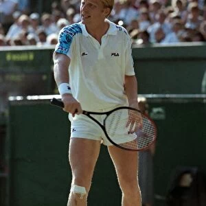 Wimbledon Tennis. Boris Becker. July 1991 91-4261-194
