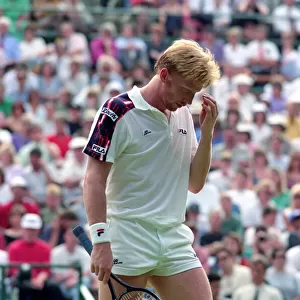 Wimbledon Tennis. Boris Becker. July 1991 91-4217-005